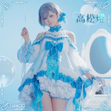 画像2: BanG Dream!（バンドリ！）　It's MyGO!!!!!　バースデー衣装　高松燈　コスプレ衣装 (2)