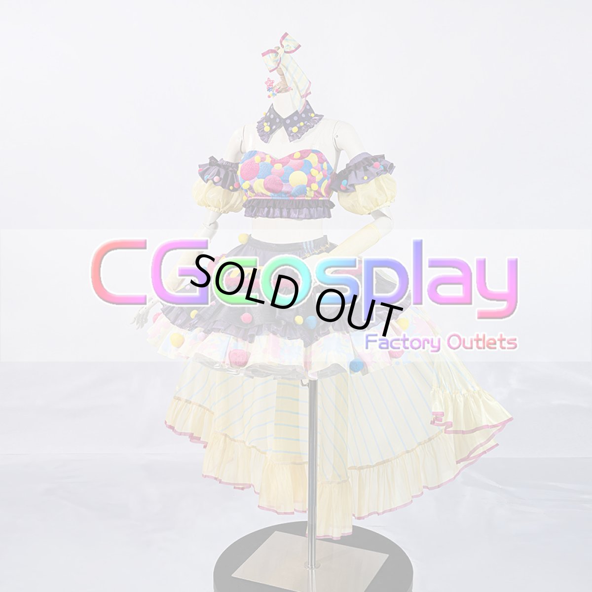 画像1: タイムセール25％中　「一部在庫」BanG　Dream!（バンドリ）　Poppin'Party　10周年衣装　戸山香澄　コスプレ衣装 (1)