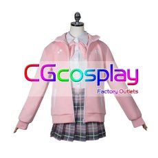 画像2: バーチャルYouTuber　Vtuber　ホロライブ　角巻わため　ジャージ制服　コスプレ衣装 (2)