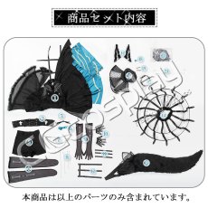 画像16: BanG Dream!（バンドリ！）　　Ave Mujica　八幡海鈴　アークナイツ大陸版　コラボ衣装　コスプレ衣装 (16)