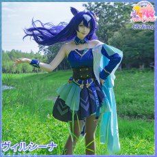 画像1: ウマ娘プリティーダービー　Umamusume: Pretty Derby　ウマ娘　ヴィルシーナ　勝負服　コスプレ衣装 (1)