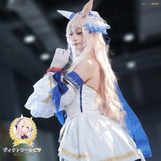 画像2: タイムセール25％off!!　ウマ娘プリティーダービー　ウマ娘　ヴィクトワールピサ　勝負服　コスプレ衣装 (2)