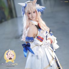 画像7: タイムセール25％off!!　ウマ娘プリティーダービー　ウマ娘　ヴィクトワールピサ　勝負服　コスプレ衣装 (7)