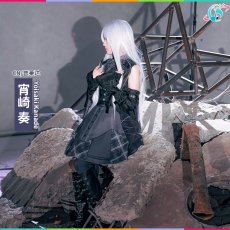画像1: プロジェクトセカイ　プロセカ　レミニセンス・ゴシック　宵崎奏　コスプレ衣装 (1)