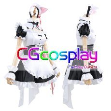 画像2: バーチャルYouTuber　VTuber　椎名唯華　メイド服　コスプレ衣装 (2)