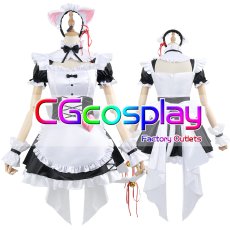 画像1: バーチャルYouTuber　VTuber　椎名唯華　メイド服　コスプレ衣装 (1)