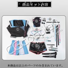 画像10: 「一部在庫」バーチャルYouTuber　Vtuber　ホロライブ　雪花ラミィ　サイバー衣装　コートVer.　コスプレ衣装 (10)