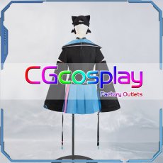 画像5: 「一部在庫」バーチャルYouTuber　Vtuber　ホロライブ　雪花ラミィ　サイバー衣装　コートVer.　コスプレ衣装 (5)