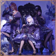 画像2: BanG Dream!（バンドリ！）　ガルパ　6周年衣装　Roselia　湊友希那　氷川紗夜　今井リサ　宇田川あこ　白金燐子　コスプレ衣装（全員　開発決定） (2)