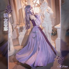 画像2: BanG　Dream!（バンドリ！）　Roselia　「Sei　stark」　ライブ衣装　湊友希那　コスプレ衣装 (2)