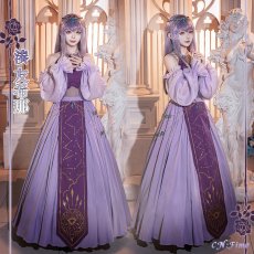 画像1: BanG　Dream!（バンドリ！）　Roselia　「Sei　stark」　ライブ衣装　湊友希那　コスプレ衣装 (1)