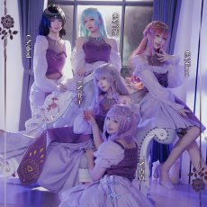 画像1: BanG　Dream!（バンドリ！）　Roselia　「Sei　stark」　ライブ衣装　湊友希那　コスプレ衣装 (1)