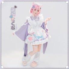 画像5: バーチャルYouTuber　Vtuber　和風メイド　結城さくな　コスプレ衣装 (5)