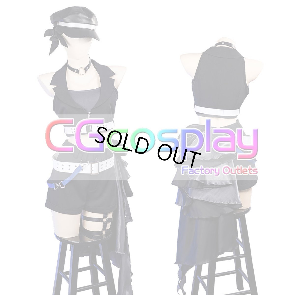 画像8: 「一部在庫」ブルーアーカイブ　黒見セリカ（アイドル）　コスプレ衣装　コスプレ靴　追加可 (8)