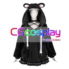 画像6: 「一部在庫」バーチャルYouTuber　Vtuber　ホロライブ　宝鐘マリン　部屋着　黒Ver.　コスプレ衣装 (6)