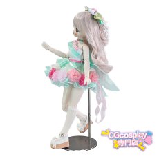画像10: ドール衣装　洋服　ミントグリーン　チュール　フラワー　フェアリー　キュート　cos　コスプレ　BJD　1/4　球体関節人形　ドール用　アニメ　漫画　キャラクター　アニメキャラ (10)
