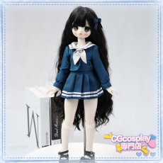 画像2: ドール衣装　セーラー服　制服　スカート　JK　cos　コスプレ　BJD　1/4　球体関節人形　ドール用　アニメ　漫画　キャラクター　アニメキャラ (2)
