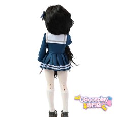 画像7: ドール衣装　セーラー服　制服　スカート　JK　cos　コスプレ　BJD　1/4　球体関節人形　ドール用　アニメ　漫画　キャラクター　アニメキャラ (7)