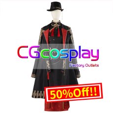 画像1: 50％off　在庫品（翌日発送）　（女性用Lサイズ）　バーチャルYouTuber　Vtuber　星街すいせい　新衣装　東洋風スーツ衣装　白＆黒ver.　コスプレ衣装 (1)