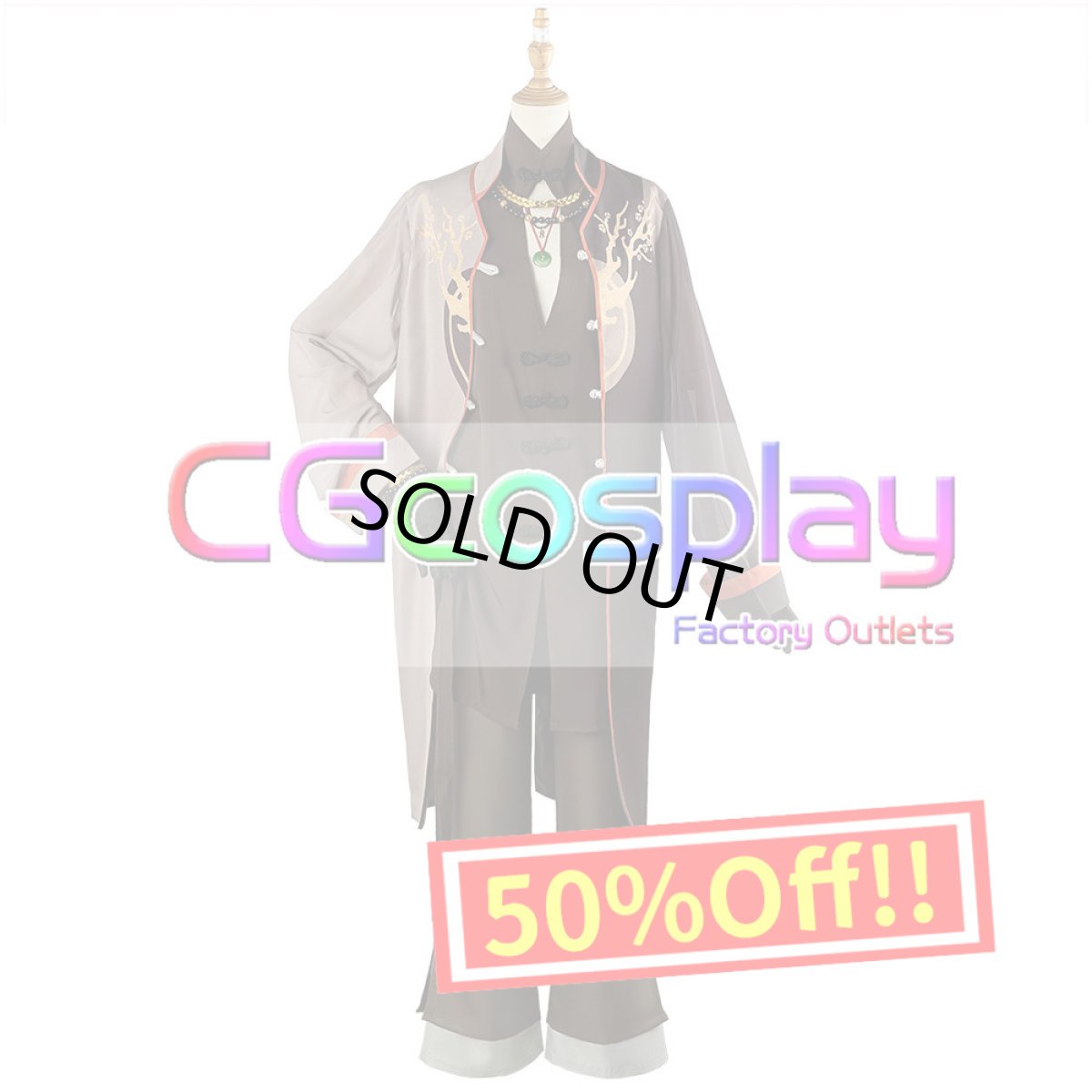 画像1: 50％off　在庫品（翌日発送）　（男性用XLサイズ）　18TRIP（エイティーントリップ）　朝班「R1ze」　 鹿礼光　コスプレ衣装 (1)