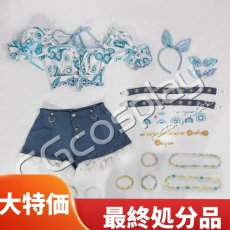 画像1: 特価品 在庫処分 在庫品(翌日発送) (女性用Mサイズ) ラブライブ!蓮ノ空女学院スクールアイドルクラブ 日野下花帆 乙宗梢 夏めきペイン コスプレ衣装 (1)