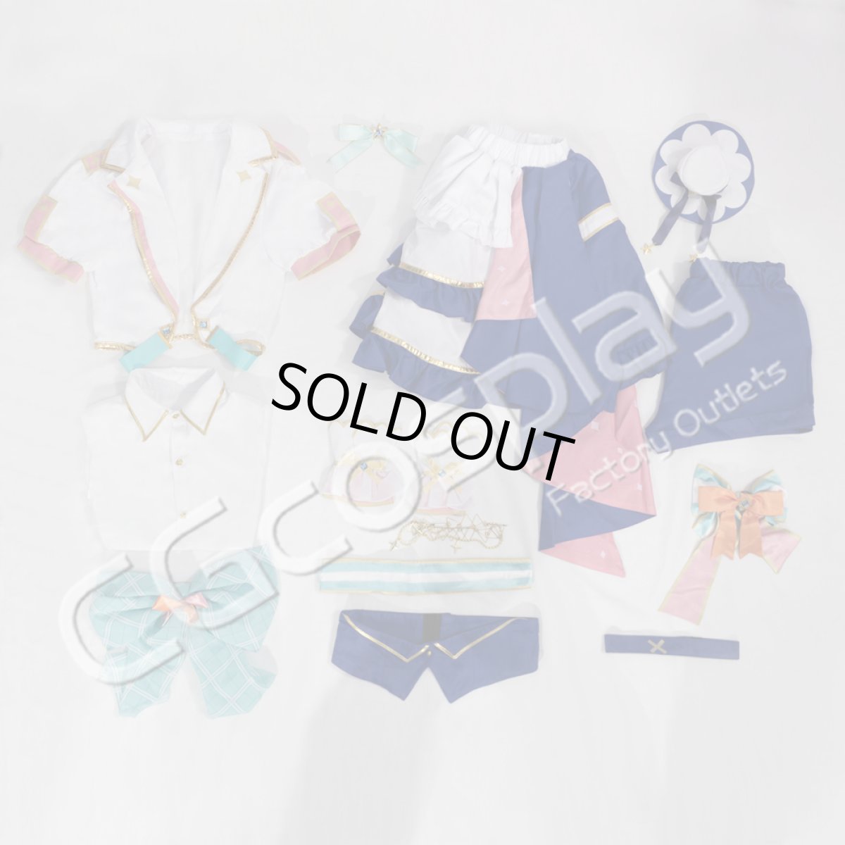 画像2: 特価品　在庫処分　在庫品（翌日発送）　（女性用Ｍサイズ）　バーチャルYouTuber　Vtuber　ホロライブ　桃鈴ねね 　ブライト衣装　ズボンver.　コスプレ衣装 (2)