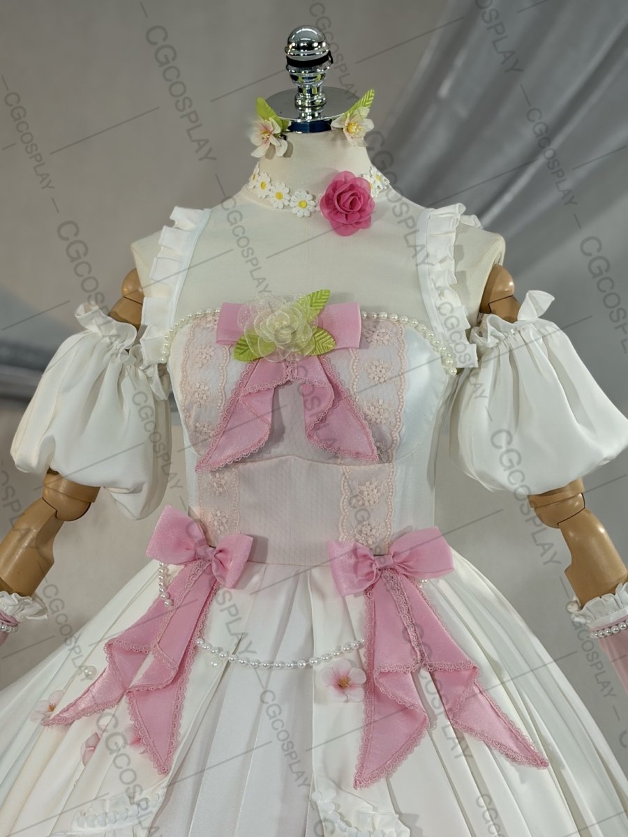 画像4: BanG　Dream!（バンドリ！）　Pastel＊Palettes　幸せフォトウェディング　丸山彩　コスプレ衣装（サンプル衣装製作完了） (4)