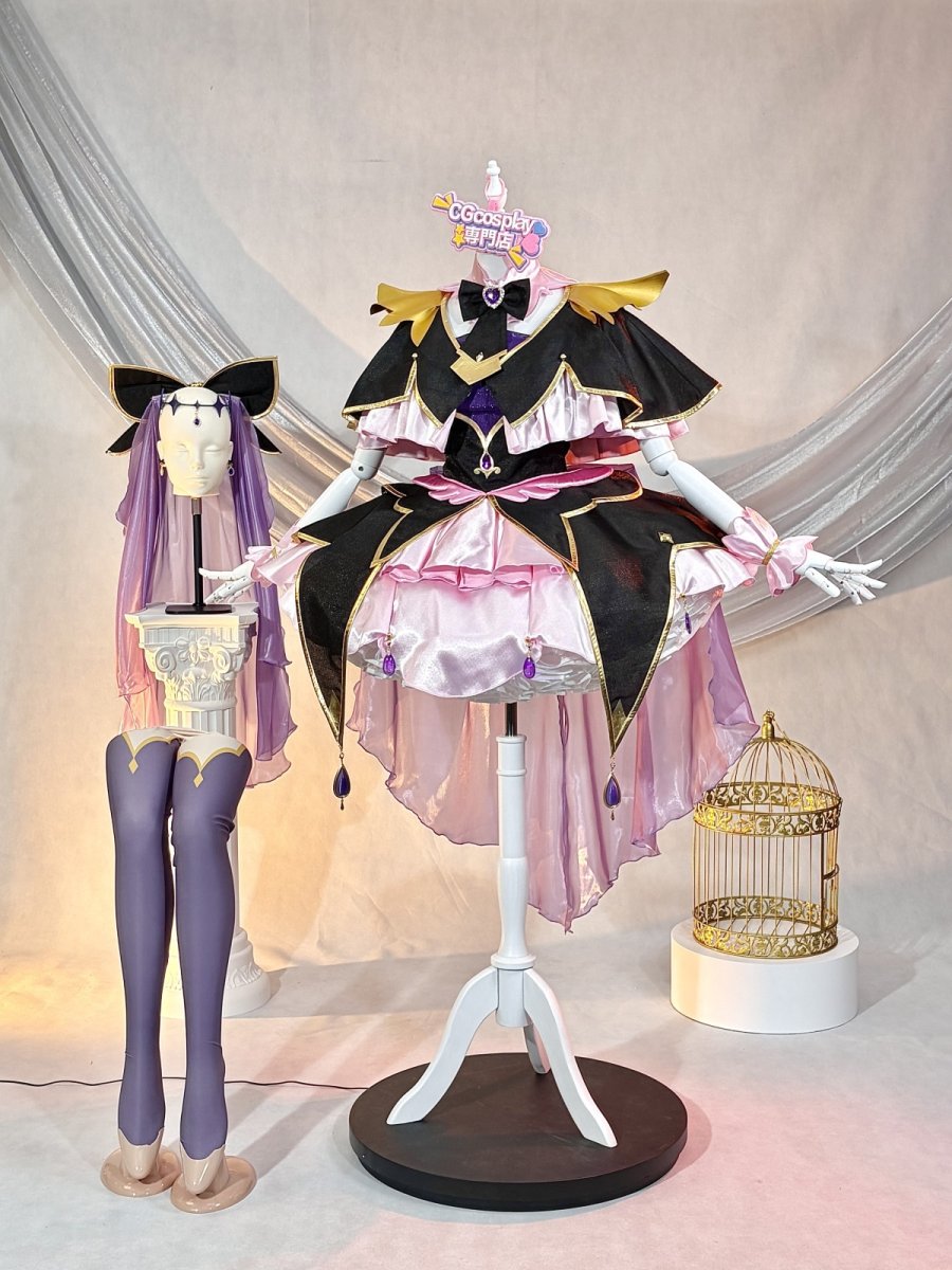 画像1: 名探偵プリキュア!　キュアアルカナ・シャドウ　森亜るるか　コスプレ衣装 (1)