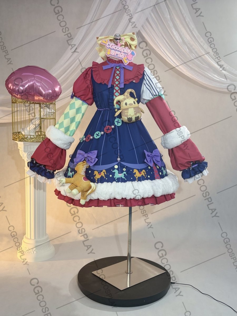 画像1: プロジェクトセカイ カラフルステージ！ feat. 初音ミク　あたしがにゃにゃんな妖怪です！　鳳えむ　コスプレ衣装（サンプル衣装制作完了） (1)