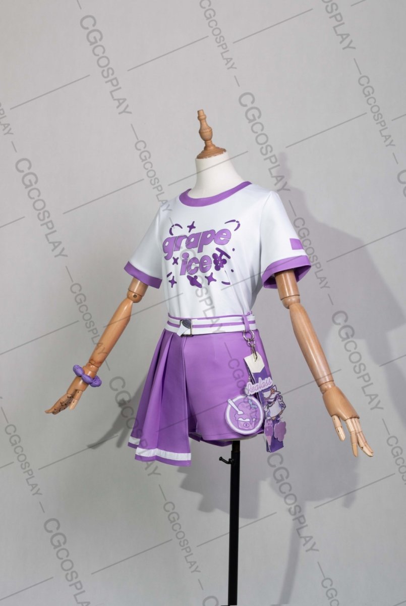 画像2: 新作予約　バーチャルYouTuber　Vtuber　ホロナツパラダイス　REGLOSS　夏装　儒烏風亭らでん　轟はじめ　音乃瀬奏　一条莉々華　火威青　コスプレ衣装（開発決定）（轟はじめのみのサンプル衣装制作完了） (2)