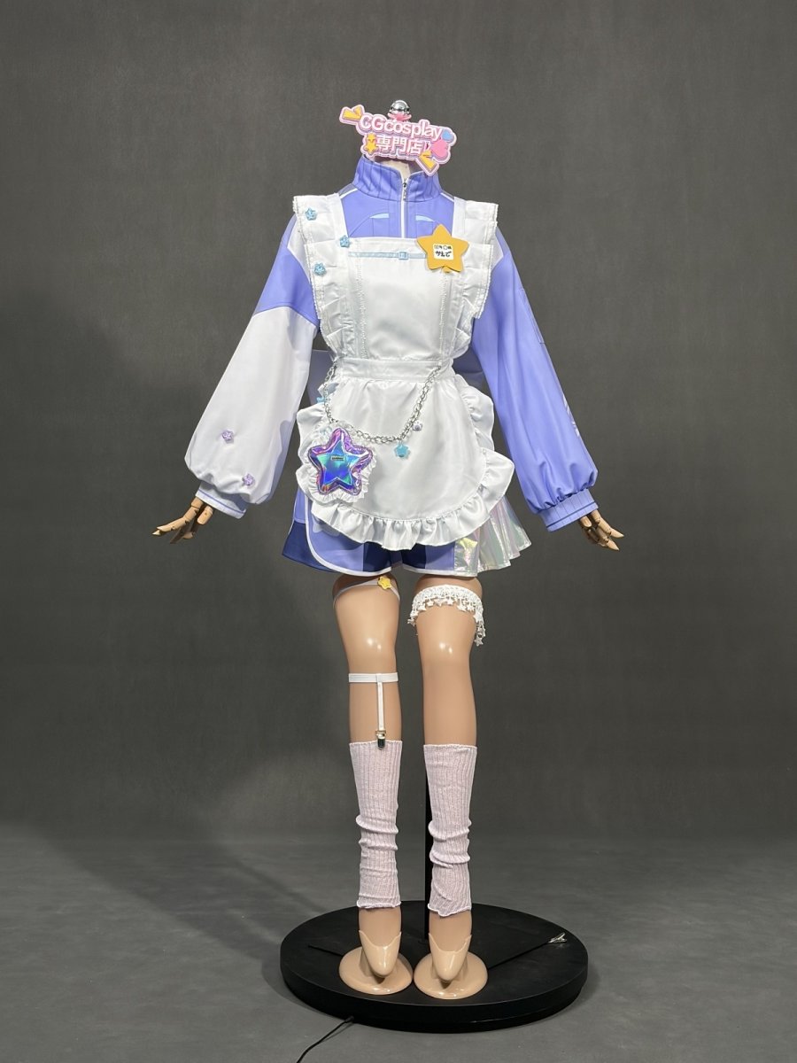 画像1: バーチャルYouTuber　Vtuber　ジャージメイド衣装　新衣装　樋口楓　コスプレ衣装（開発決定） (1)