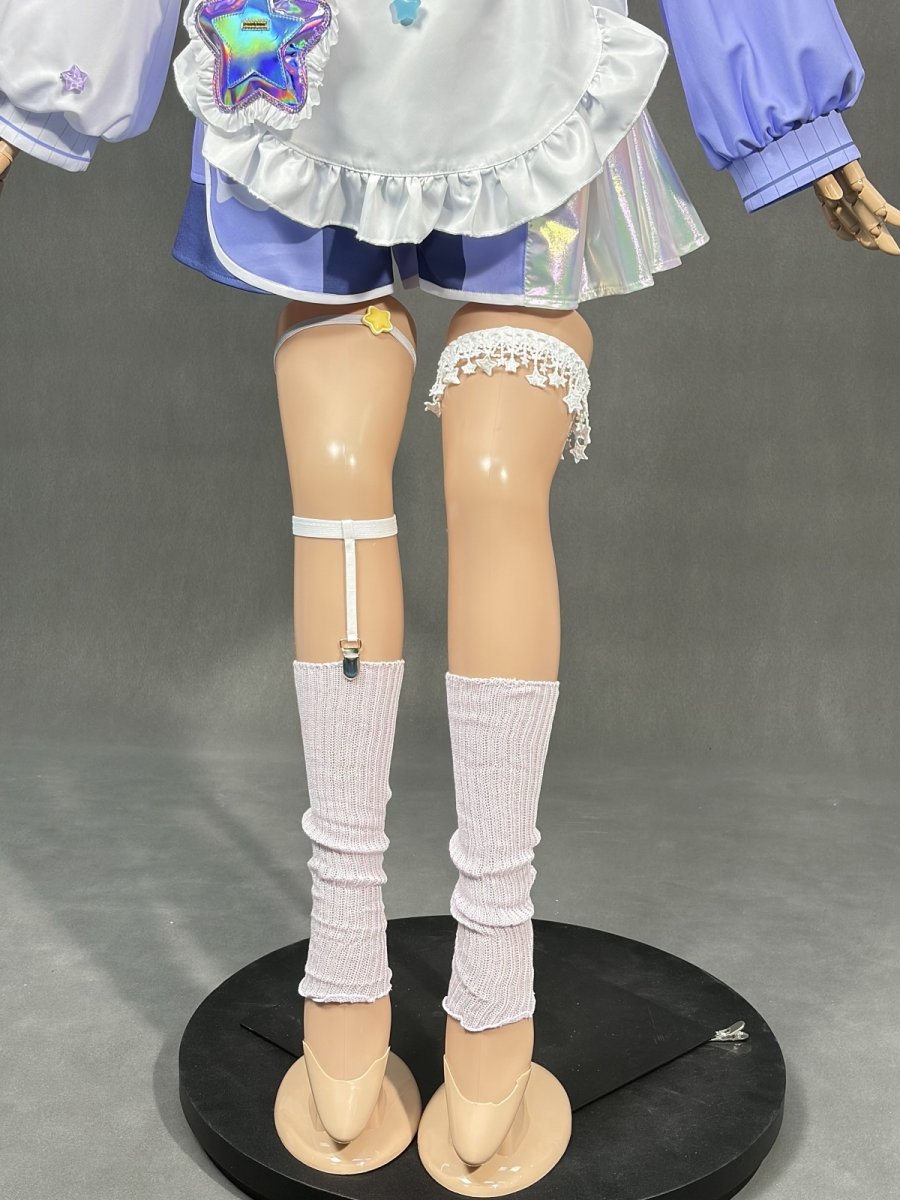 画像4: バーチャルYouTuber　Vtuber　ジャージメイド衣装　新衣装　樋口楓　コスプレ衣装（開発決定） (4)