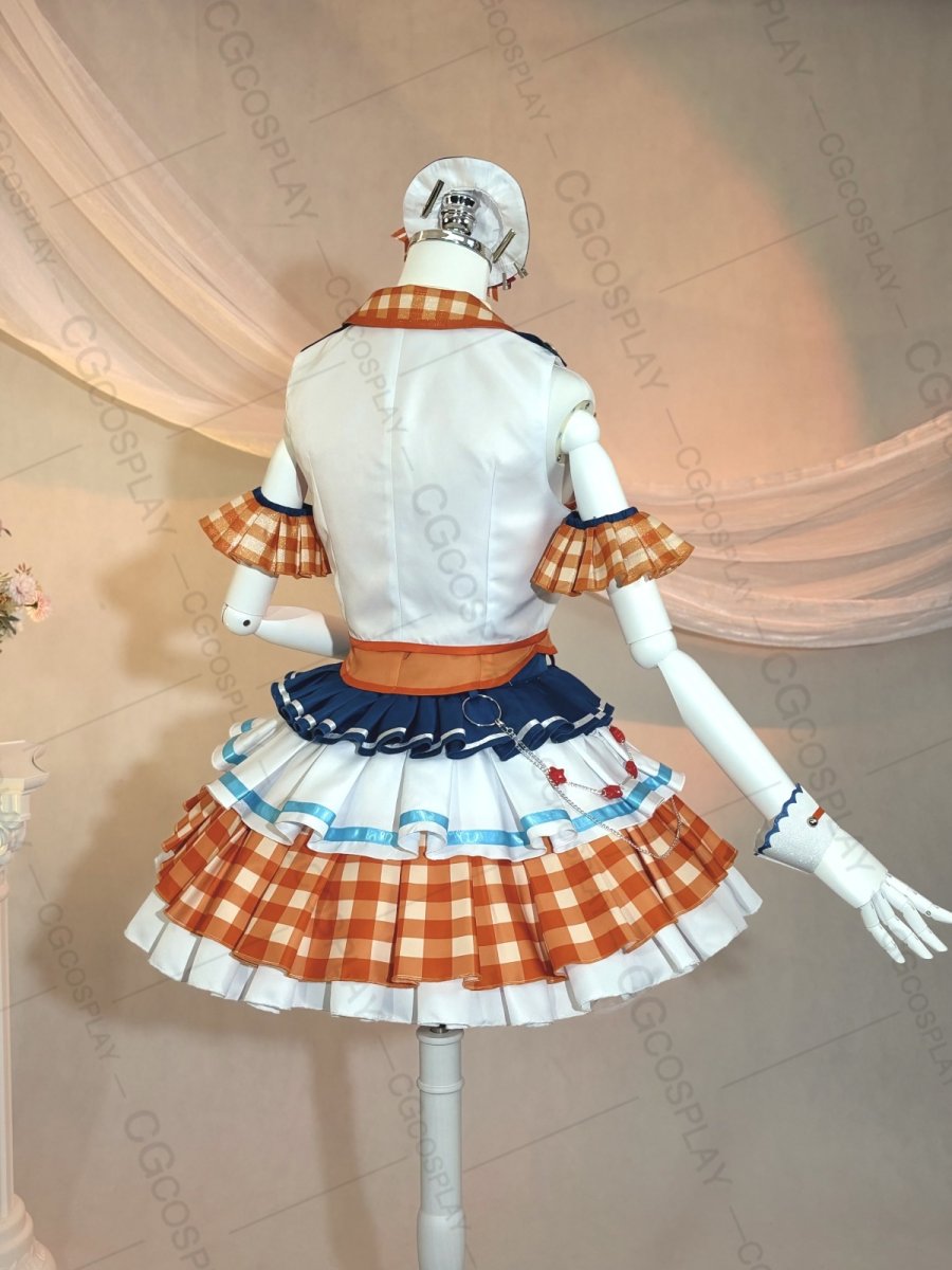 画像3: BanG Dream!（バンドリ！）　poppin'party　シーズン3衣装　戸山香澄　コスプレ衣装（サンプル衣装制作完了） (3)