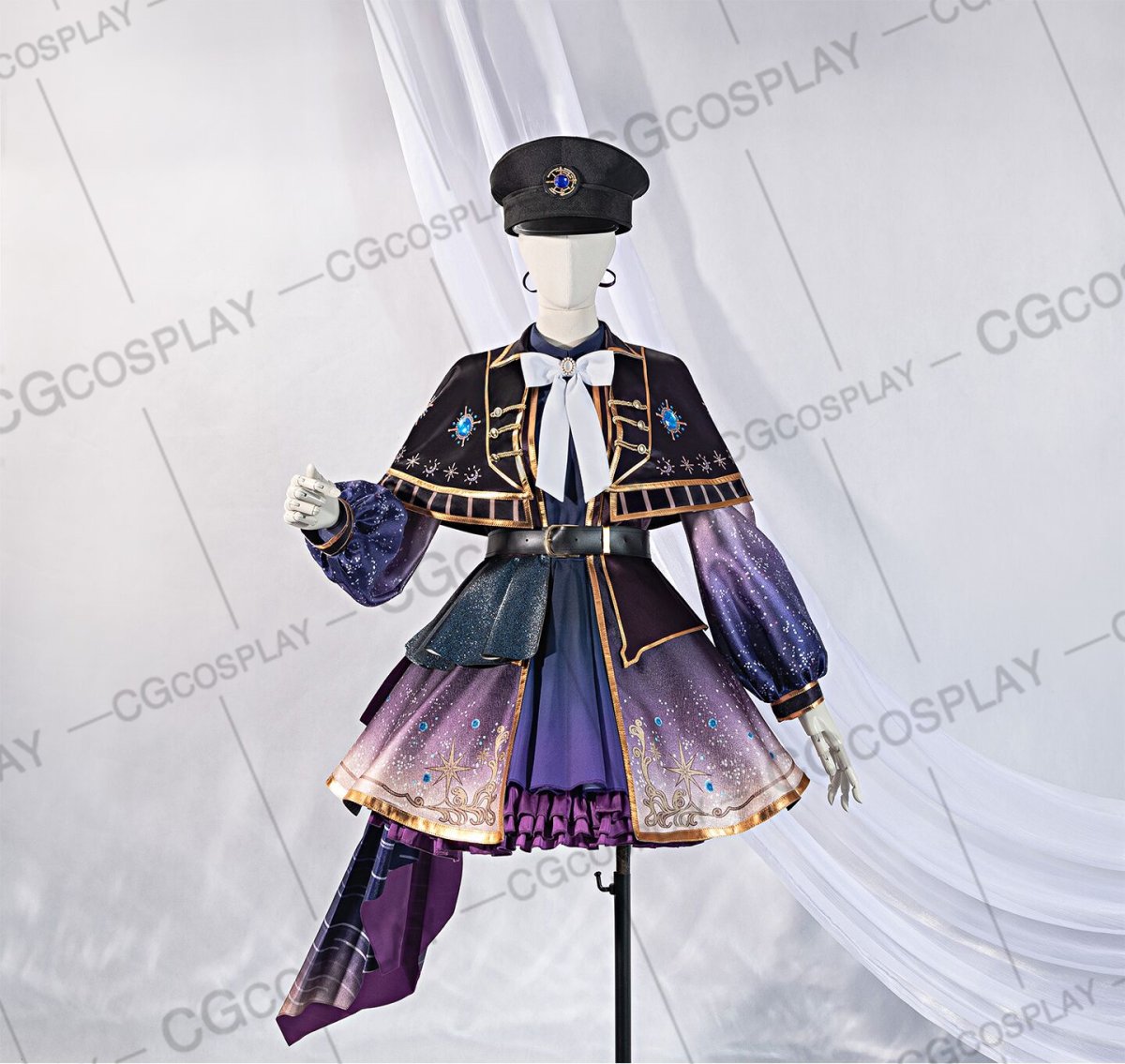 画像1: 学園アイドルマスター　学マス　極光　葛城リーリヤ　コスプレ衣装（サンプル衣装制作完了） (1)