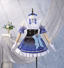 画像1: RAISE A SUILEN RAS サルビアブルーの少女 パレオ コスプレ衣装(サンプル衣装制作完了) (1)