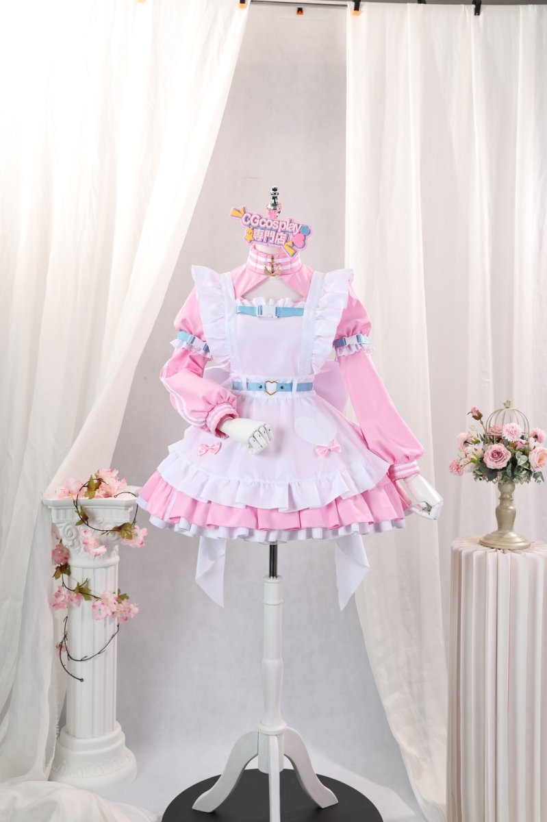 画像1: バーチャルYouTuber　VTuber　魔法少女　ぷりん・らら・もーど(Purin Lala Mode)　コスプレ衣装 (1)