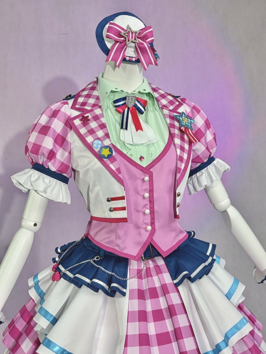 画像3: BanG Dream!（バンドリ！）　poppin'party　シーズン3衣装　牛込りみ　コスプレ衣装（サンプル衣装制作完了） (3)