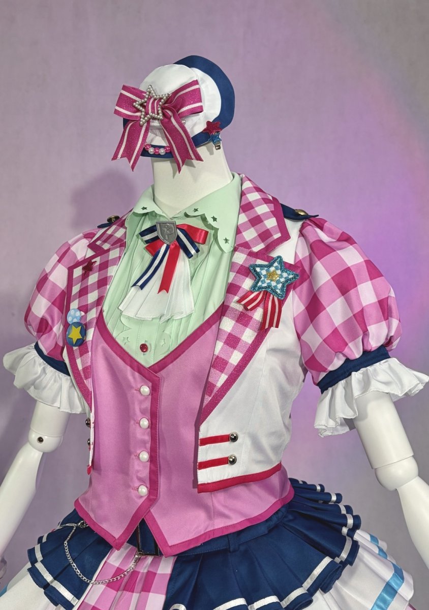 画像4: BanG Dream!（バンドリ！）　poppin'party　シーズン3衣装　牛込りみ　コスプレ衣装（サンプル衣装制作完了） (4)