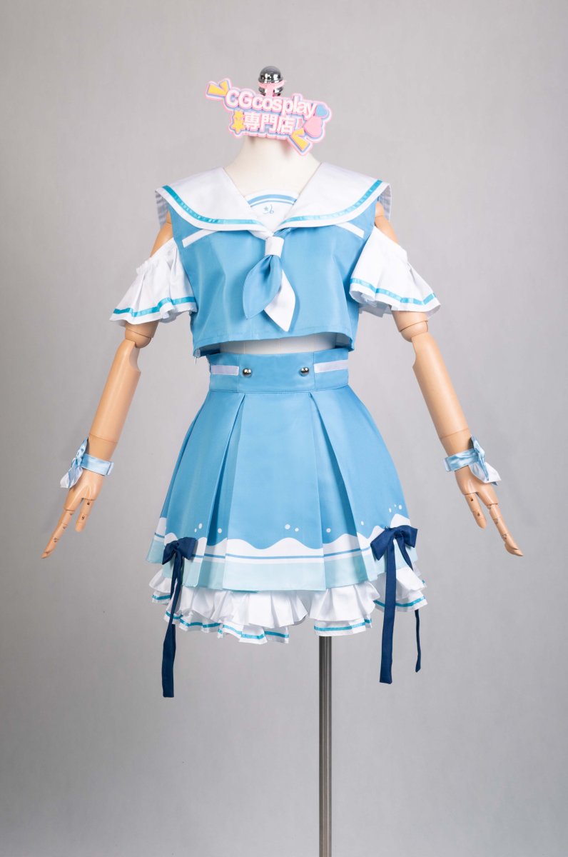 画像10: 学園アイドルマスター　学マス　学マス×ローソンコラボ　マリン風衣装　姫崎莉波　秦谷美鈴　花海佑芽　十王星南　紫雲清夏　篠澤広　有村麻央　月村手毬　花海咲季　藤田ことね　葛城リーリヤ　倉本千奈　コスプレ衣装 (10)