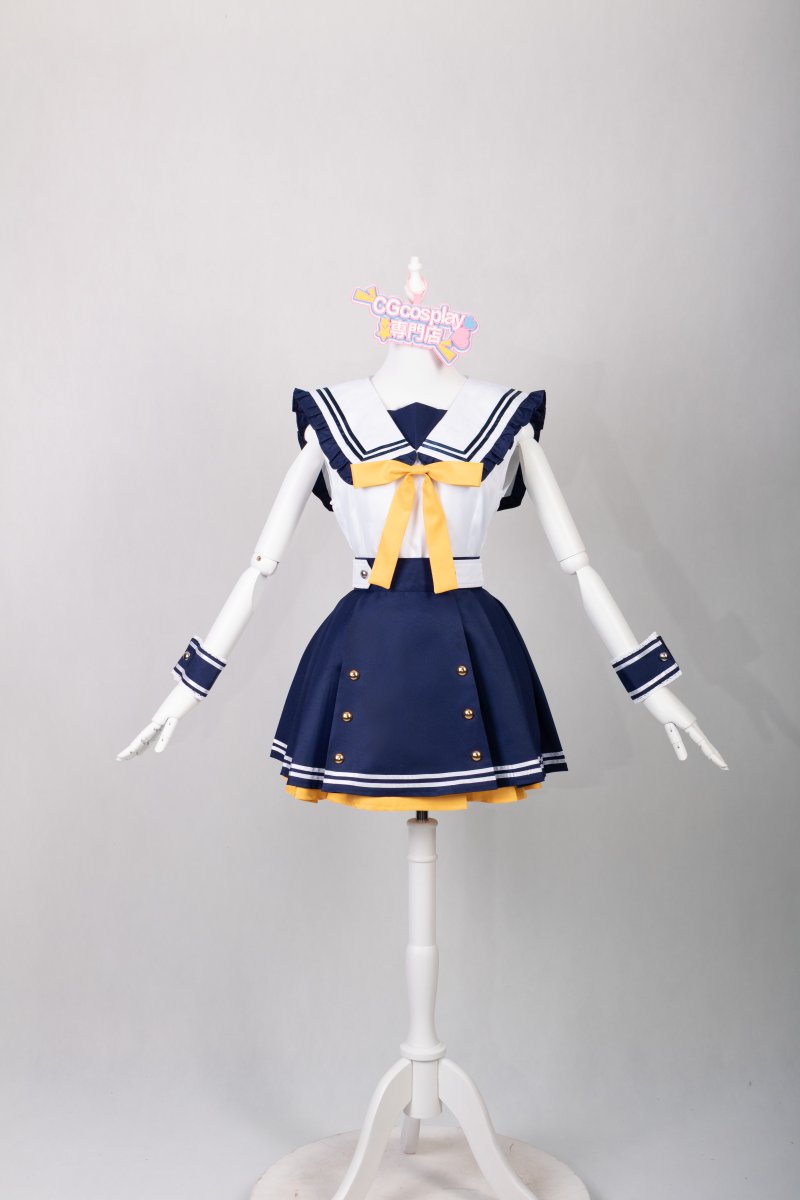 画像9: バーチャルYouTuber　Vtuber　大空スバル　セーラー衣装　コスプレ衣装 (9)