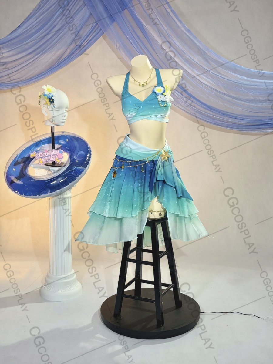 画像1: ウマ娘プリティーダービー　ウマ娘　波間のエメラルド　サイレンススズカ　コスプレ衣装（サンプル衣装制作完了） (1)