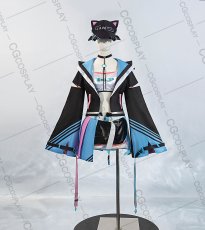 画像1: バーチャルYouTuber Vtuber ホロライブ 雪花ラミィ サイバー衣装 コートVer. コスプレ衣装((サンプル衣装制作完了) (1)