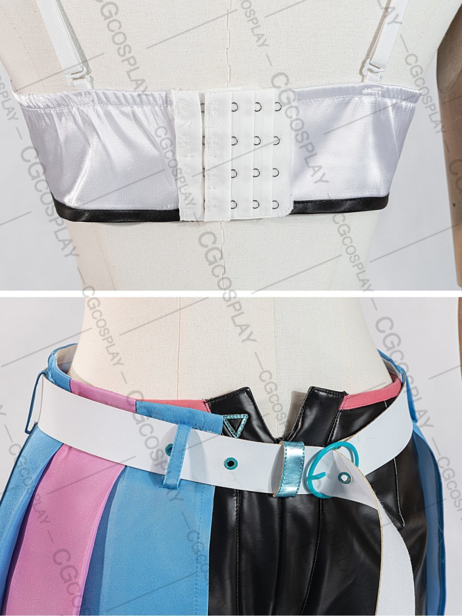 画像2: バーチャルYouTuber Vtuber ホロライブ 雪花ラミィ サイバー衣装 コートVer. コスプレ衣装((サンプル衣装制作完了) (2)