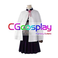 画像1: 鬼滅の刃　栗花落カナヲ　鬼殺隊　隊服　コスプレ衣装 (1)