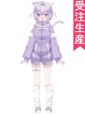 画像1: 受注生産　バーチャルYouTuber　VTuber　猫又おかゆ　メンバーシップ限定衣装　コスプレ衣装 (1)