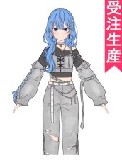 画像1: 受注生産　バーチャルYouTuber　VTuber　星街すいせい　MiComet　コスプレ衣装 (1)
