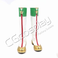 画像1: うずまきクシナ　コスプレ靴/ブーツ　コスプレ衣装 (1)