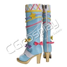 画像2: アイカツスターズ!　虹野ゆめ　コスプレ靴/ブーツ　コスプレ衣装 (2)