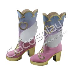 画像2: アイカツスターズ!　虹野ゆめ　星のツバサ　コスプレ靴/ブーツ　コスプレ衣装 (2)
