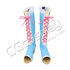 画像1: アイカツ!　霧矢あおい　コスプレ靴/ブーツ　コスプレ衣装 (1)